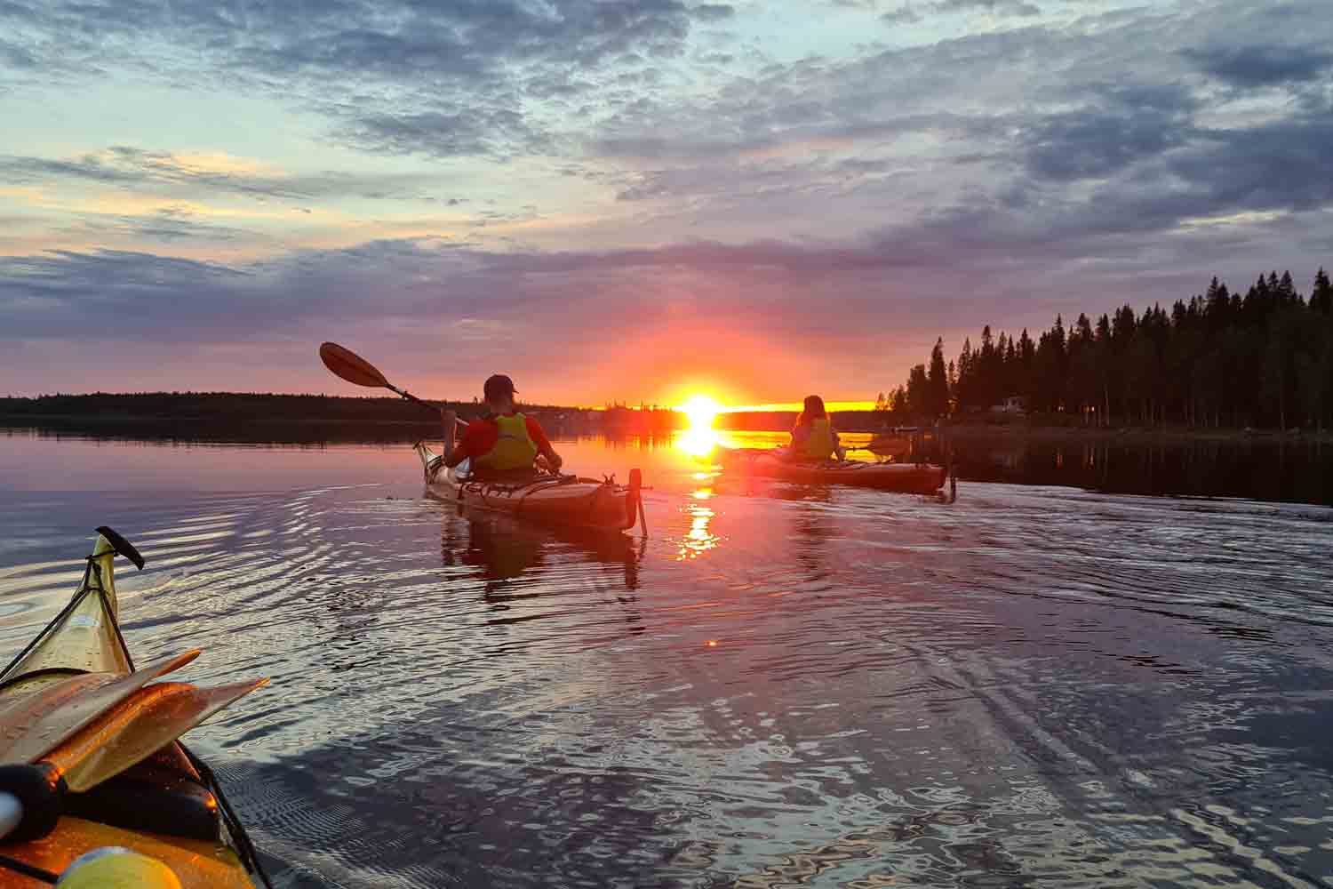 Kajak zweden lapland
