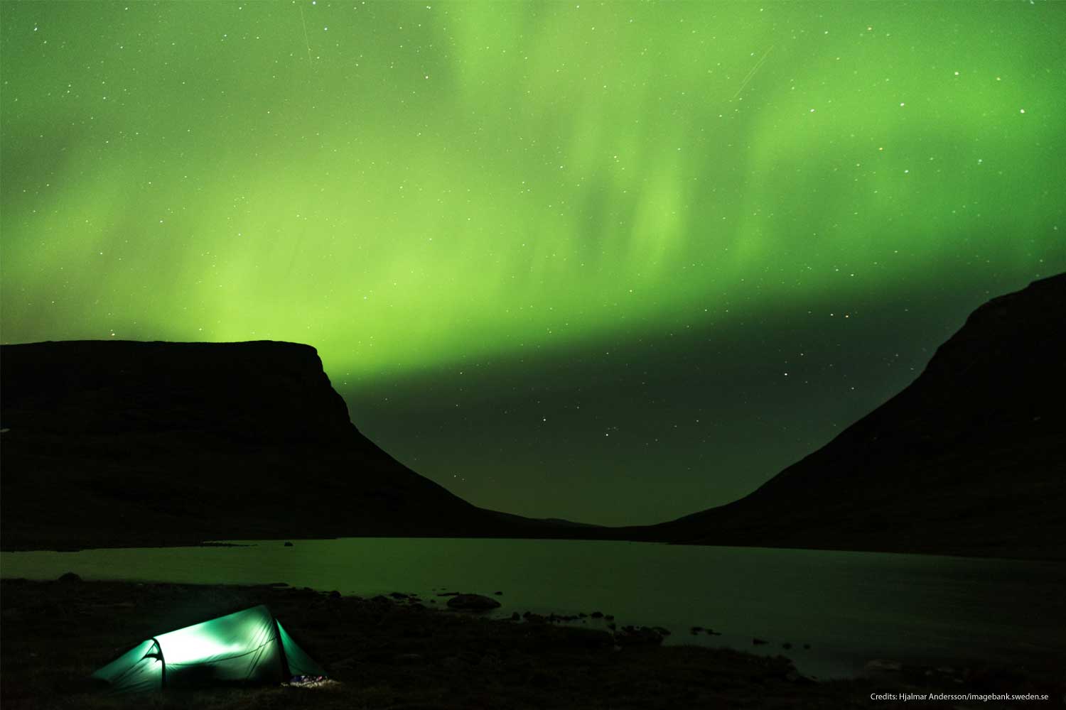 Abisko Zweeds Lapland Noorderlicht